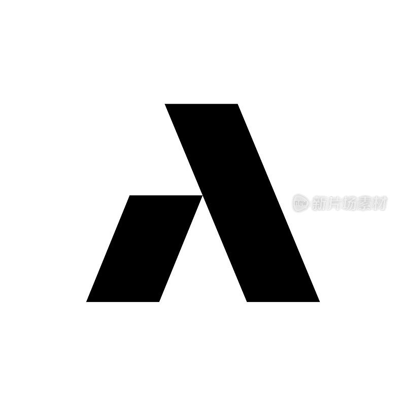 A Logo风格形状